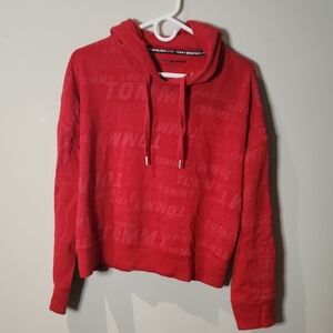 Tommy Hilfiger Women's Red Cowl Neck Sweater